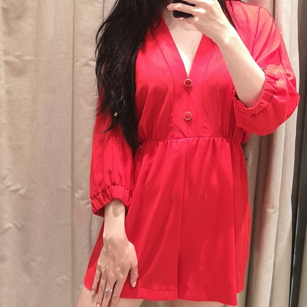 Zara Red Romper